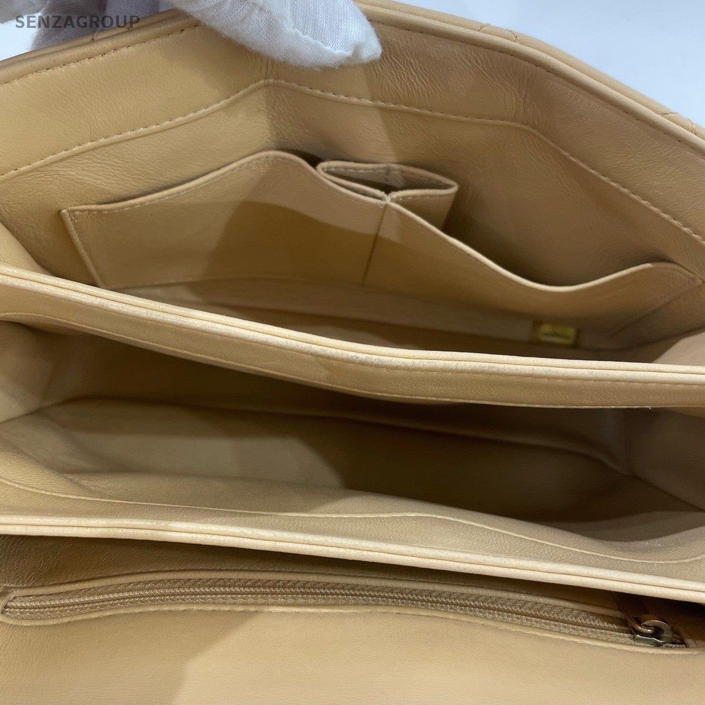 Chanel Trendy CC Diamond Top Handle Bag Chain Crossbody Yellow Gold Women