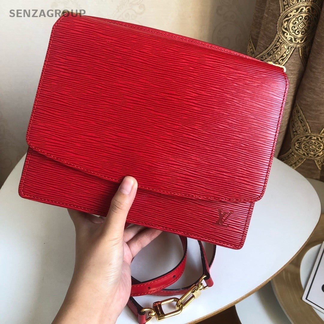 Louis Vuitton Water ripples shoulder bag red crossbody woman