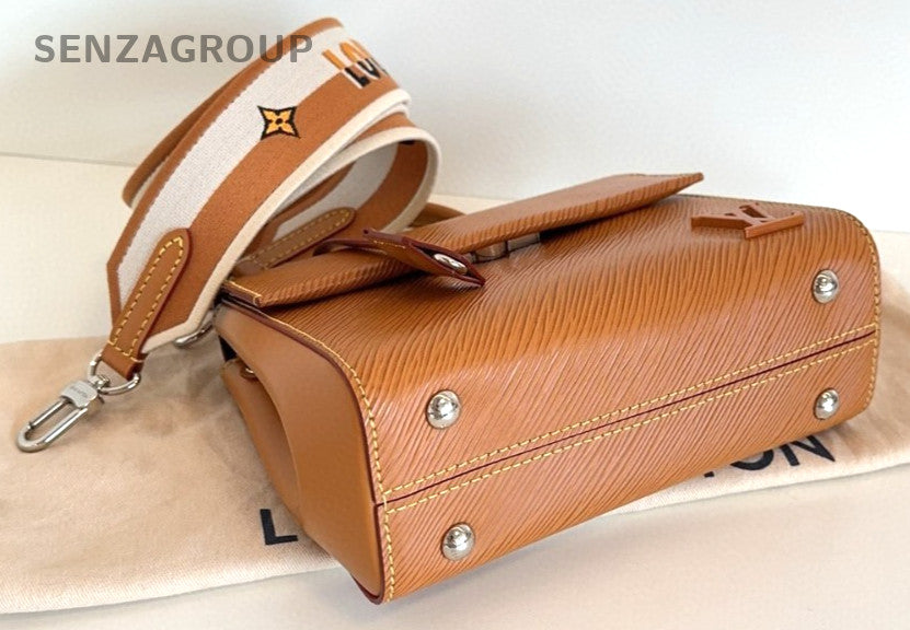 Louis Vuitton Cluny BB caramel color Epi Top Handle 2way Shoulder bag Women