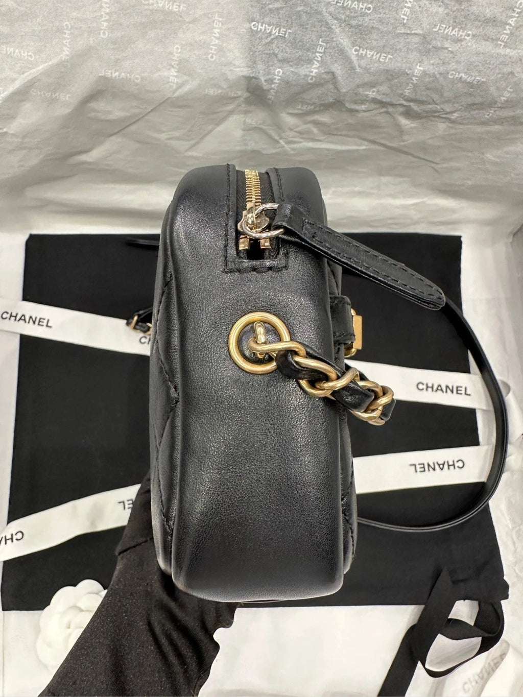 Authentic CHANEL Adjustable Strap Crossbody Bag For Women