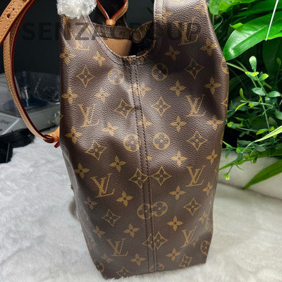 Louis Vuitton Atlantis GM Brown Gold Buckle Shoulder Bag Classic Fashion Women