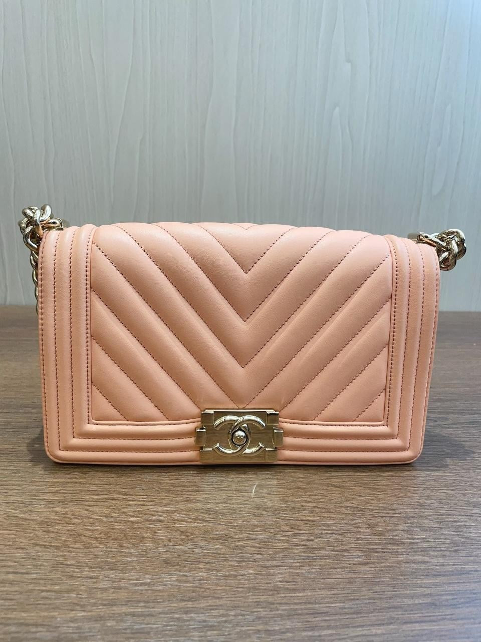 SJ0001 CHANEL leboy v pattern pink