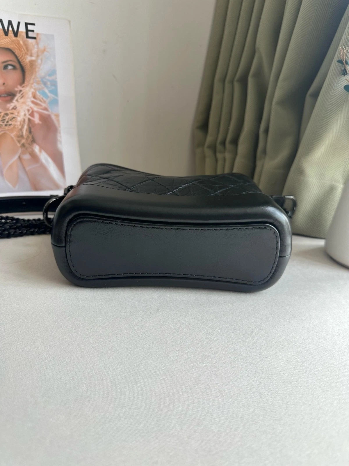CHANEL So Black Leather Small Crossbody Bag For Women