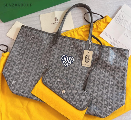 Goyard tote PM Classic Monogram Logo Gray Brand NEW