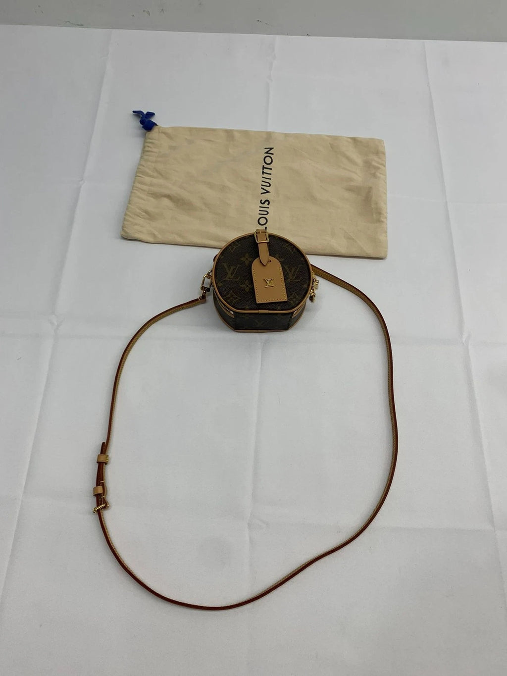 Louis Vuitton Canvas Mini Boite Chapeau Crossbody Bag For Women