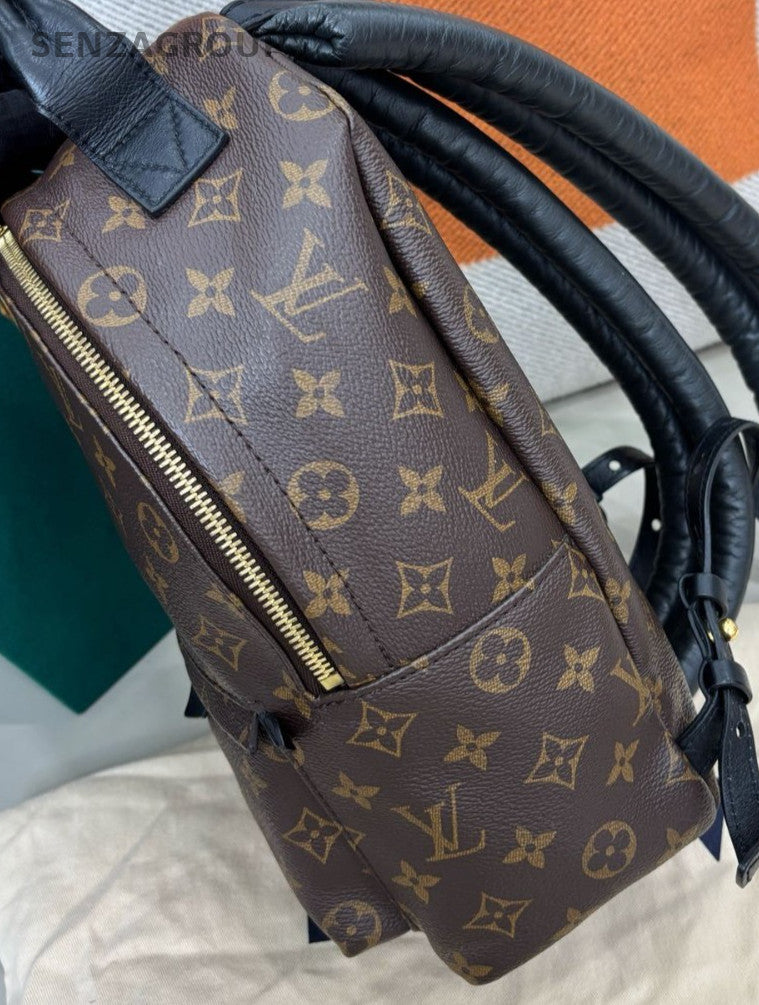 Louis Vuitton Springs MM Monogram Backpack Brown Gold Unisex Adults Classic