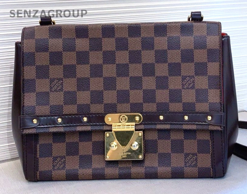 Louis Vuitton Venice Damier Ebene Top Handle Shoulder bag Brown Women