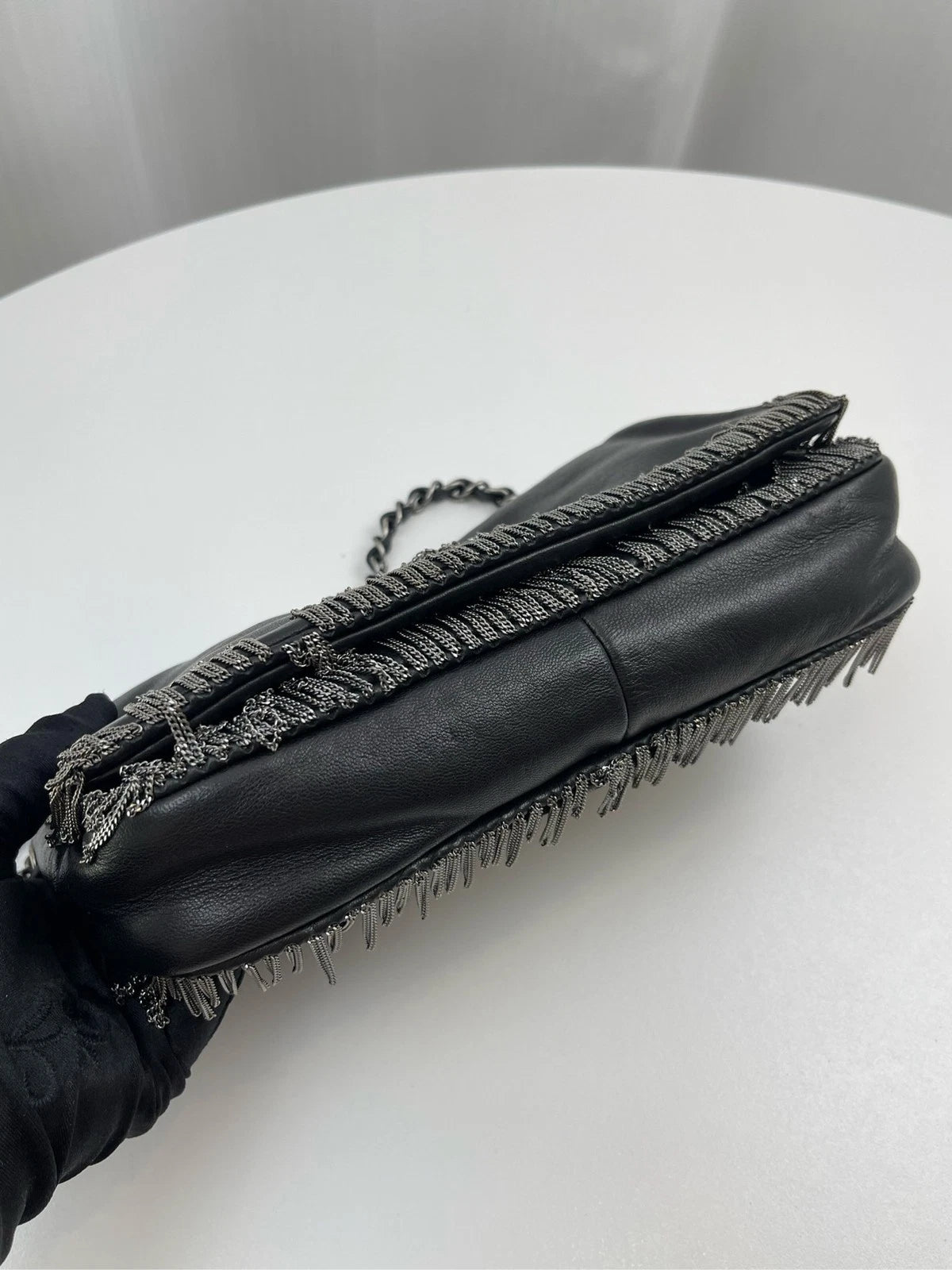 CHANEL Byzantine Tassel Leather Shoulder Bag For Women