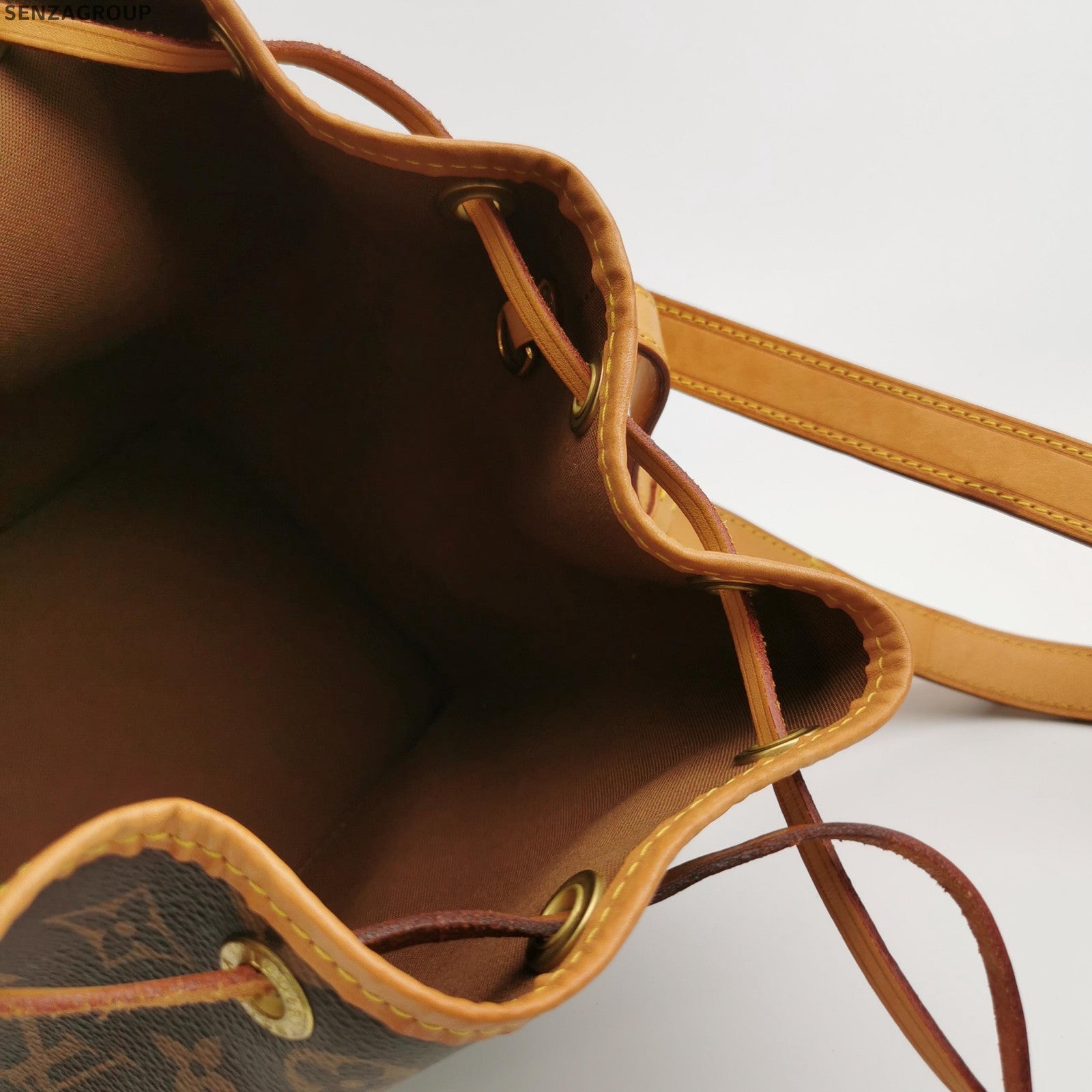 Louis Vuitton Monogram Bucket BB Drawstring Shoulder Crossbody Bag