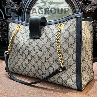 Gucci Padlock Medium GG Monogram Chain Shoulder Bag - Women's Classic