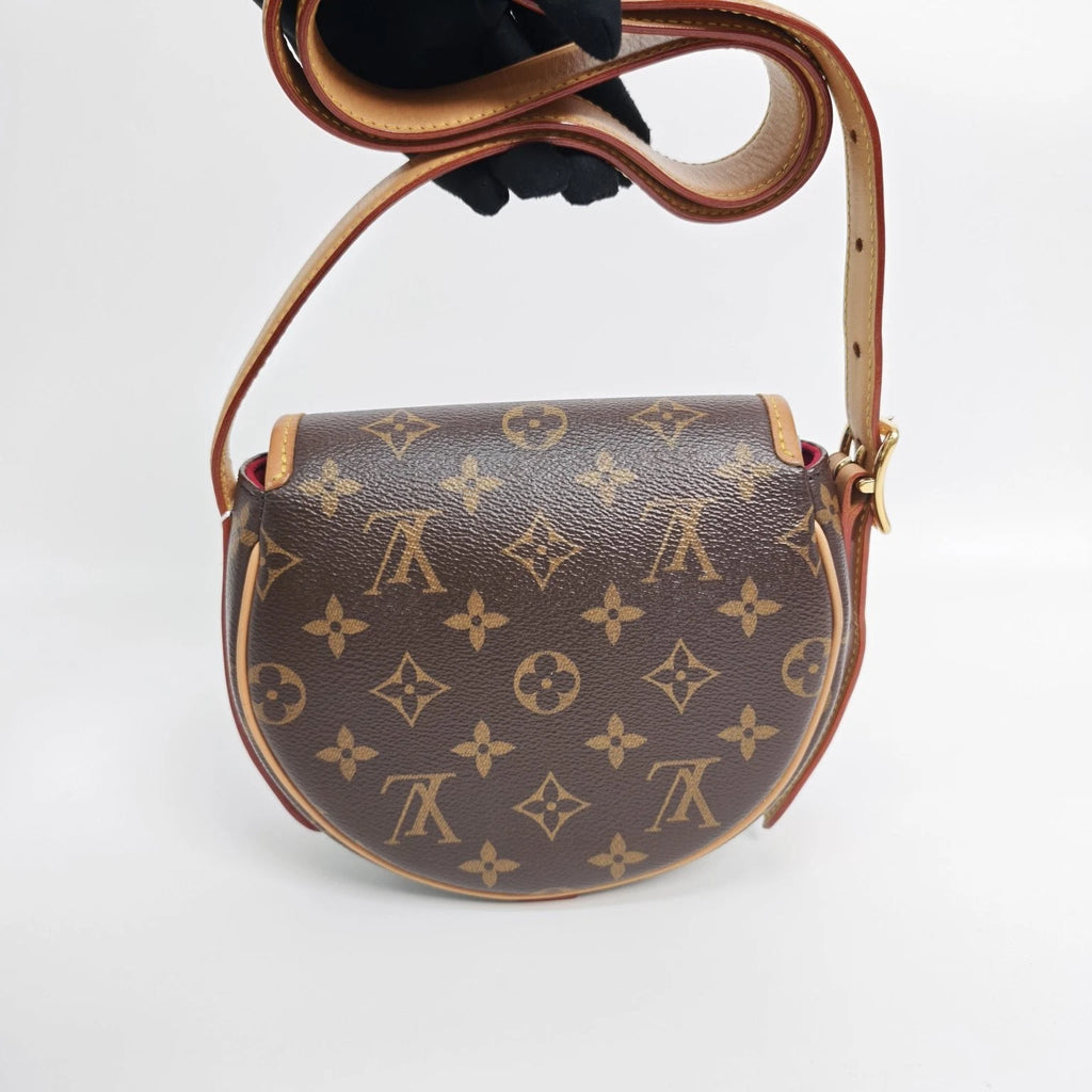 Louis Vuitton Canvas Monogram Tambourin Saddle Crossbody Bag For Women