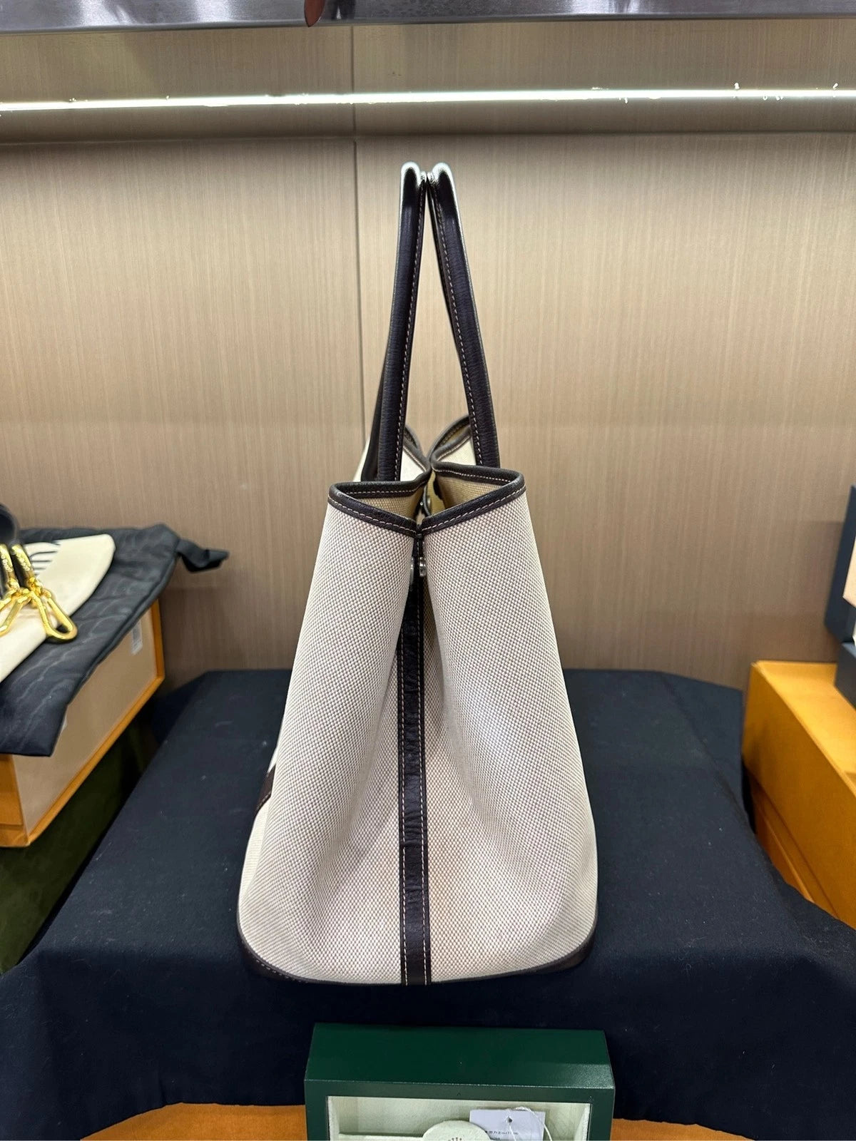 Authentic Hermes Garden Party 36 T Stamp Tote Bag For Women