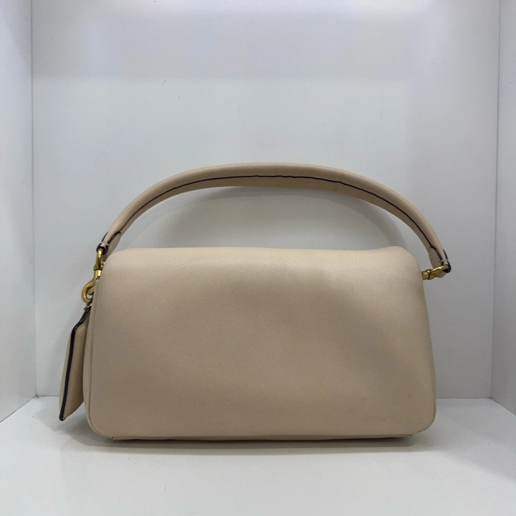 Coach Tabby 26 Ivory Lambskin Shoulder Crossbody Handbag For Women