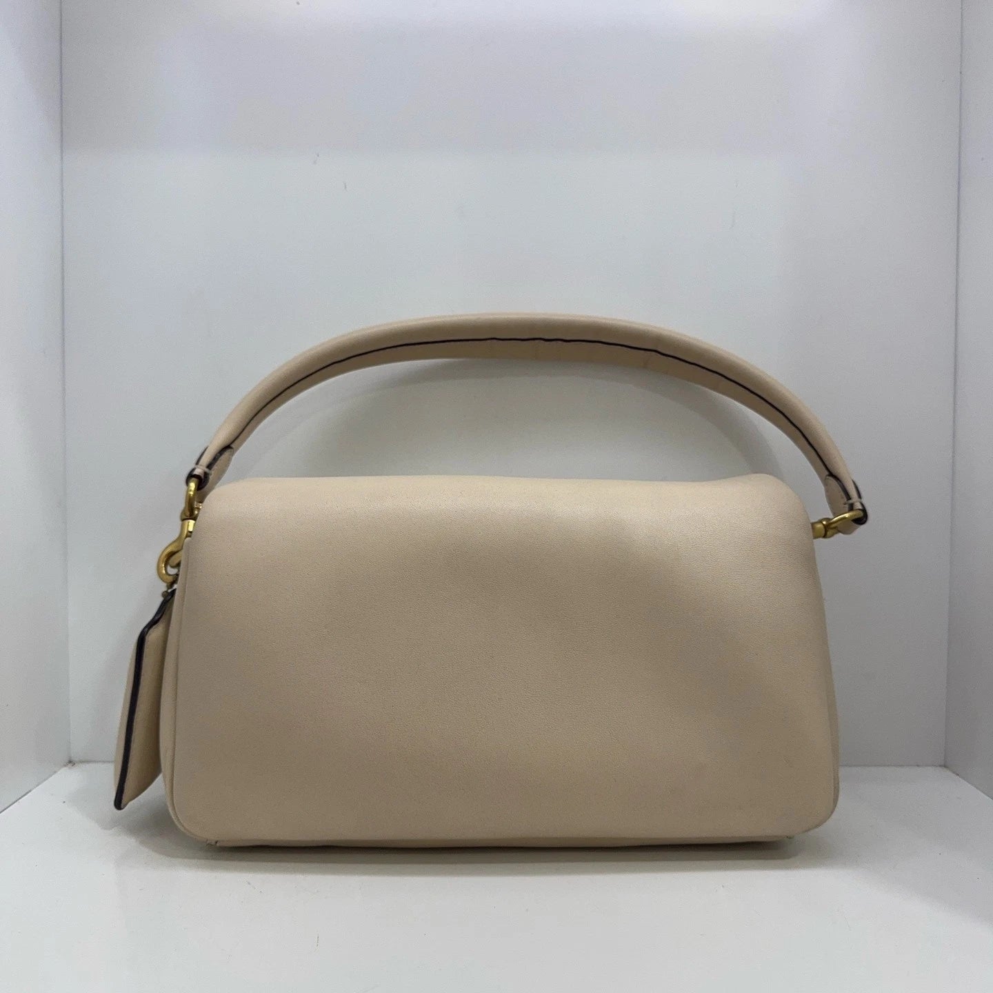 Coach Tabby 26 Ivory Lambskin Shoulder Crossbody Handbag For Women