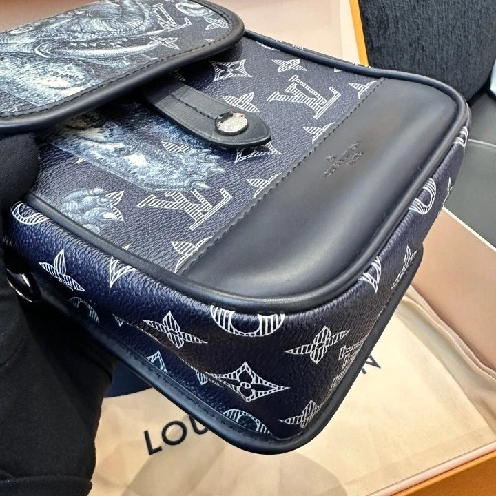 Louis Vuitton Animal Camera Bag Monogram Shoulder Bag Crossbody Unisex Adults D