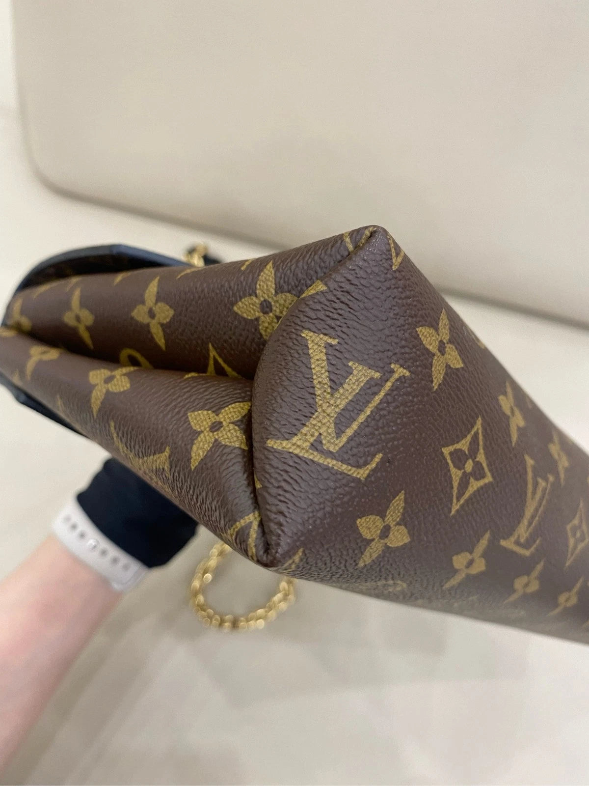 Louis Vuitton Saint Placide Monogram White Envelope Shoulder Bag
