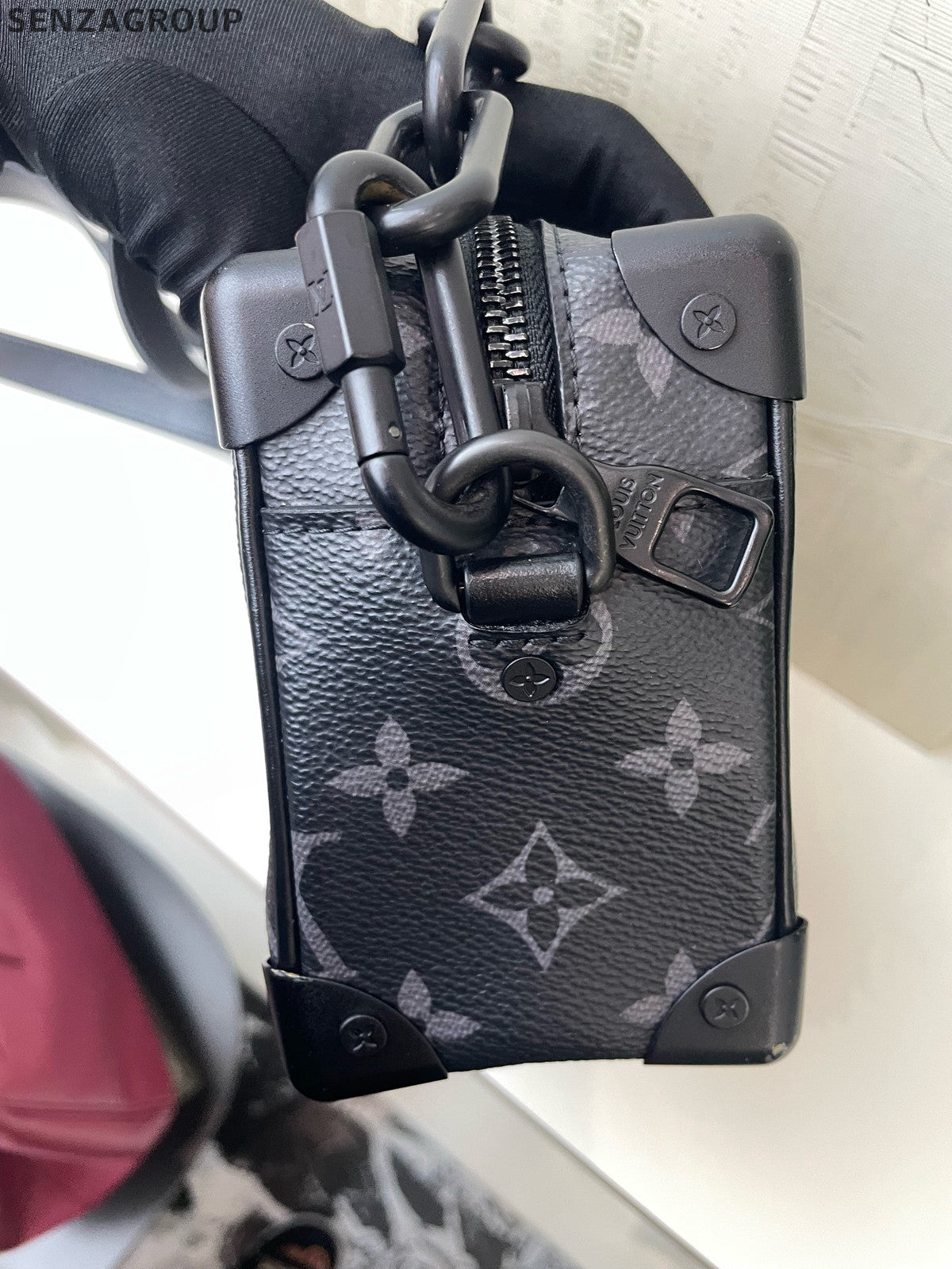 Louis Vuitton Soft Trunk Monogram Small Black Unisex Crossbody Bag