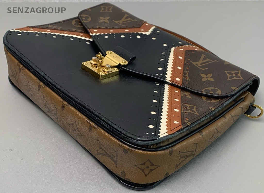 Louis Vuitton Monogram POCHETTE MÉTIS Limited Edition Brogue Shoulder Bag