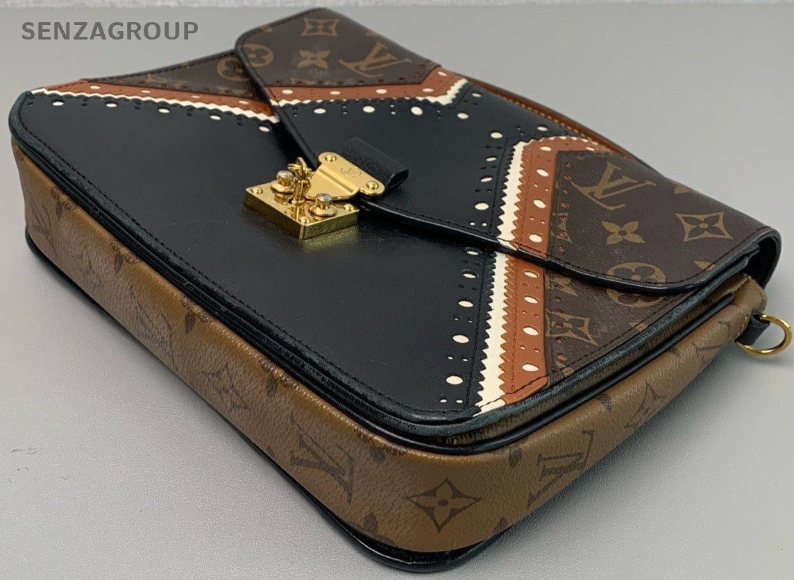 Louis Vuitton Monogram POCHETTE MÉTIS Limited Edition Brogue Shoulder Bag