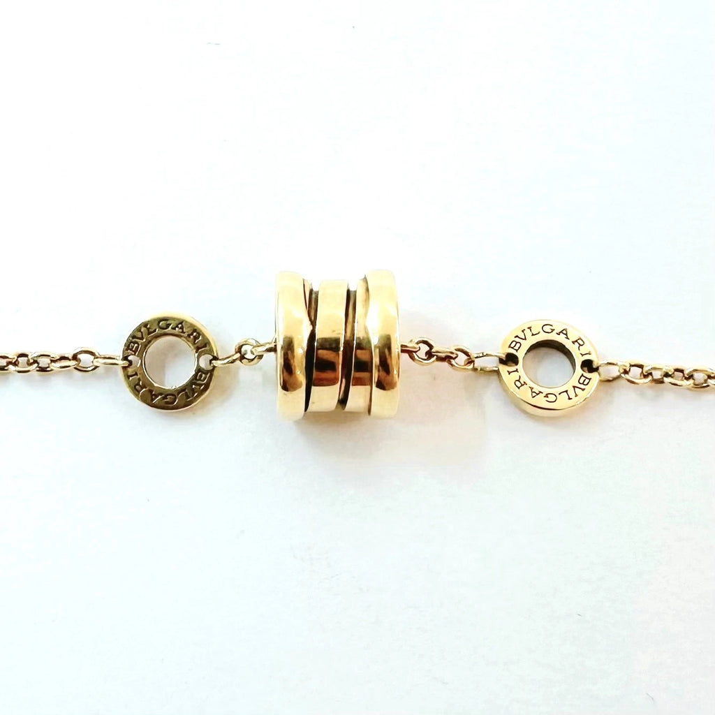 BVLGARI B.zero1 Series Spiral Spring Bracelet 18k Yellow Gold 7.87In