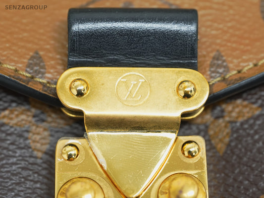 Louis Vuitton Pochette Métis Monogram 2way Shoulder Handbag Brown Crossbody