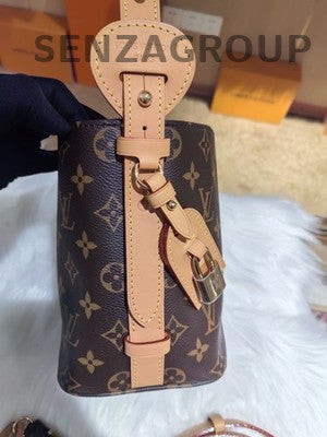 Louis Vuitton All In BB Bucket Bag Women's Golden Brown Classic Crossbody