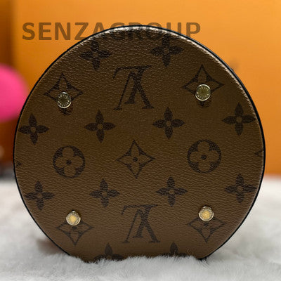 Louis Vuitton Monogram Papillon Trunk Bag Brown Gold Buckle Classic Women