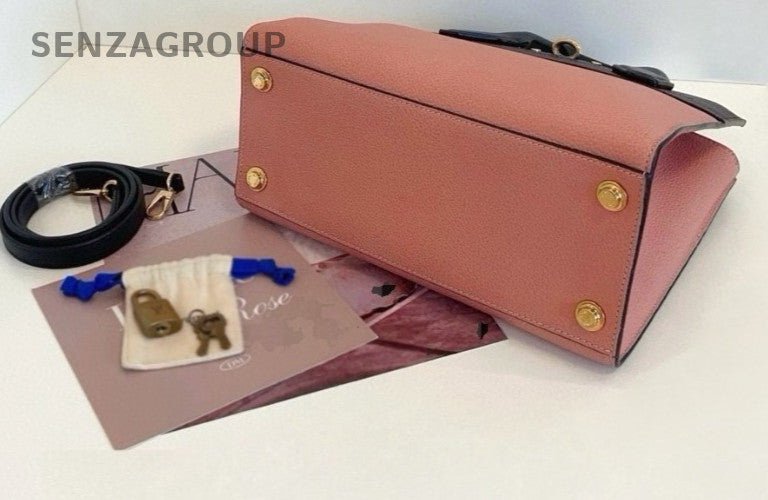 Louis Vuitton City Steamer PM Calfskin Top Handle Shoulder Crossbody Bag Pink