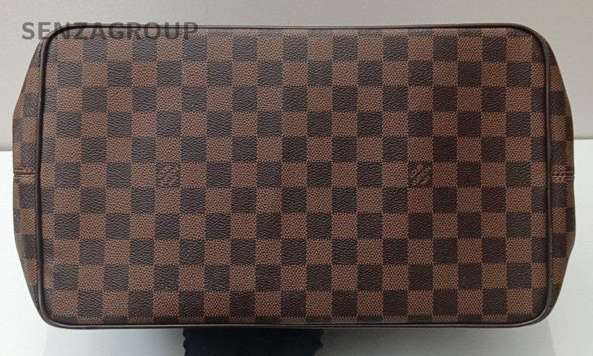 Louis Vuitton Damier 2Way Top Handle Bag Shoulder Bag Brown Red Women Classic
