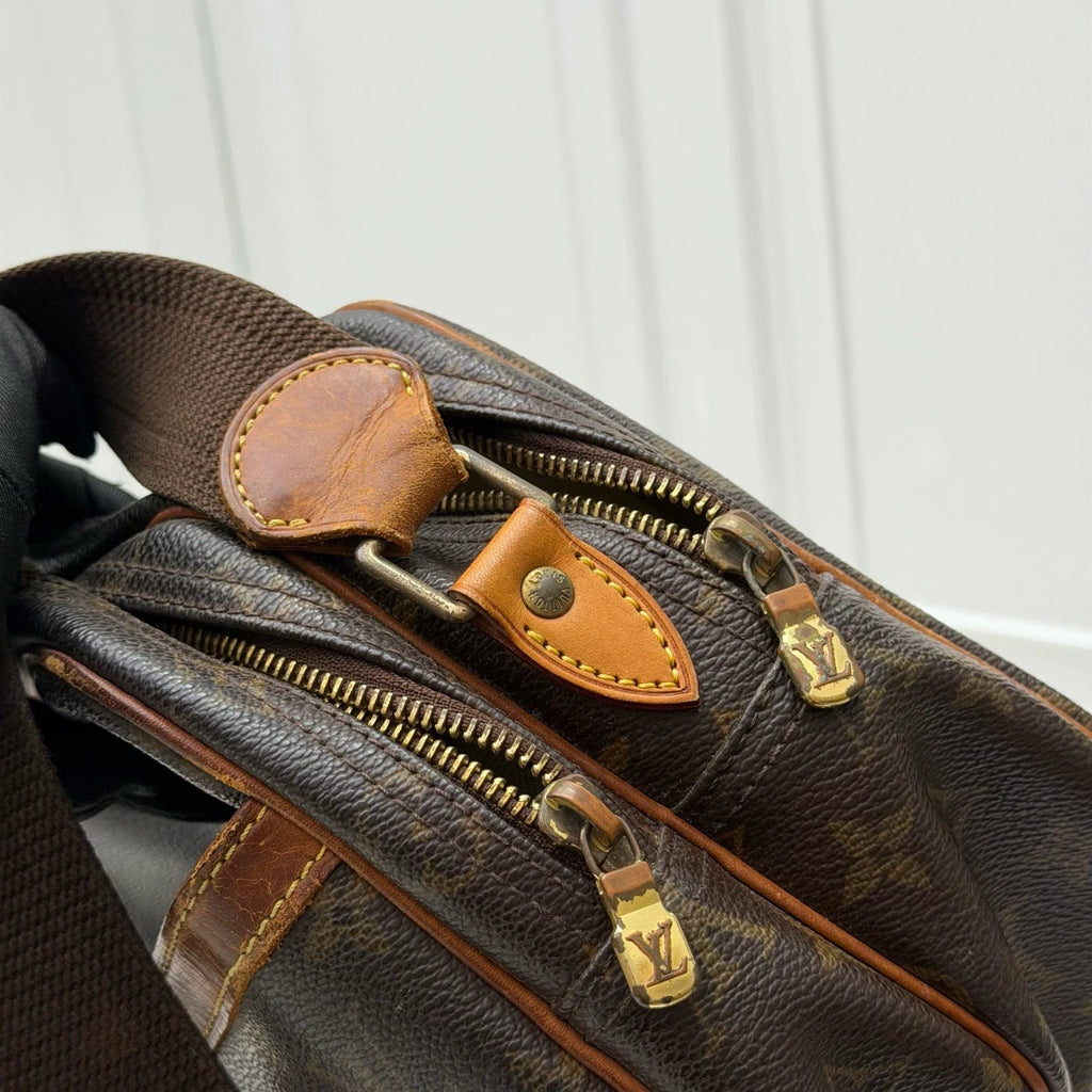 Louis Vuitton Monogram Canvas 2Ways Shoulder Crossbody Bag Brown Women