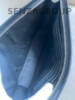 Louis Vuitton Damier Graphite Men's Black Silver Clutch Wallet