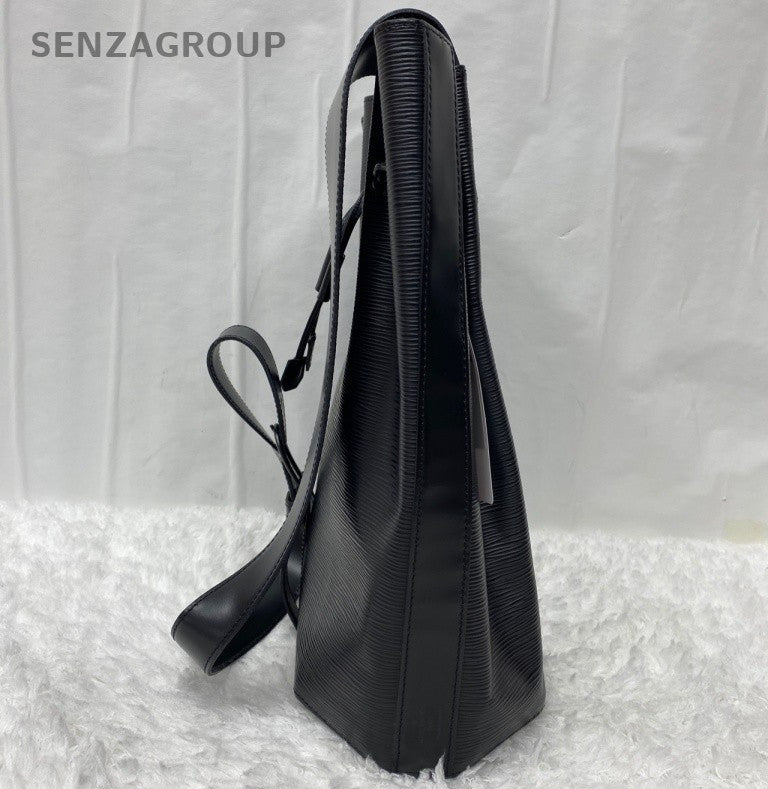 Louis Vuitton Epi Bucket Crossbody Black Unisex Adults Classic