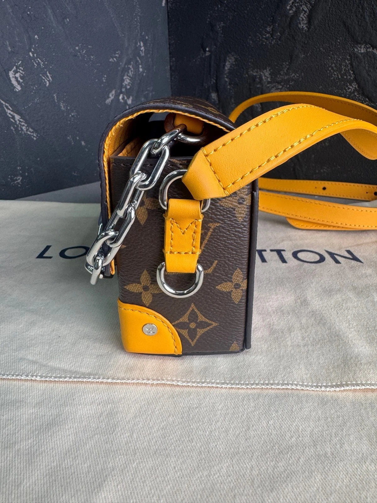 Louis Vuitton Monogram Canvas Steamer Crossbody Shoulder Bag Women