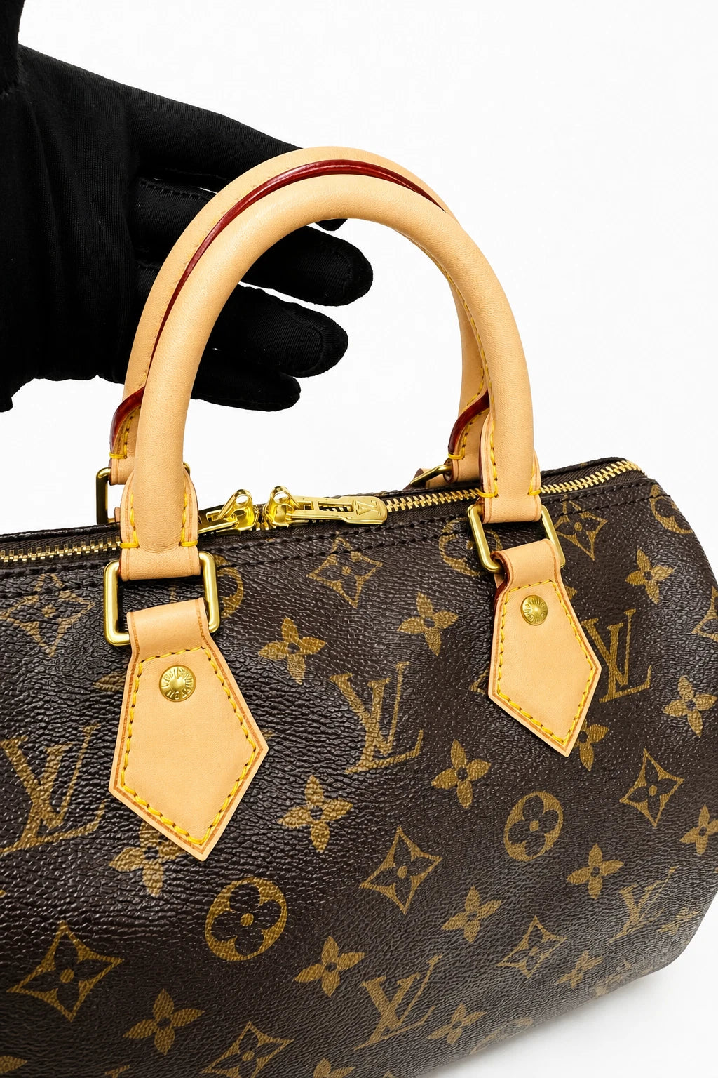 Louis Vuitton Speedy25 Monogram Canvas Handbag 2WAY Shoulder bag Crossbody