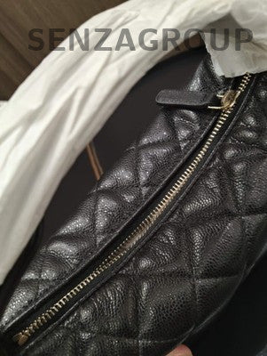 Chanel Black Gold Quilted Classic Flap Bag - Timeless Women's Fashion