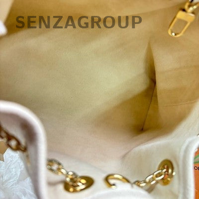 Louis Vuitton Monogram Bucket Bag - White Gold - Women's Classic Handbag