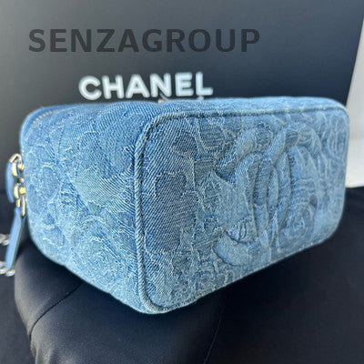 Chanel Denim Long Box Chain Shoulder Crossbody Bag - Classic Women's Fashion