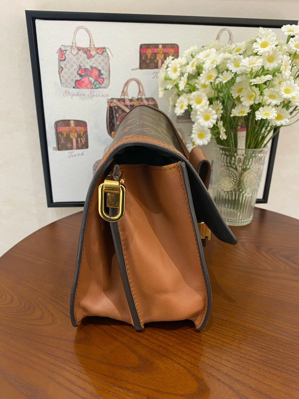 Louis Vuitton Dauphine Medium Monogram Canvas Shoulder Bag For Women
