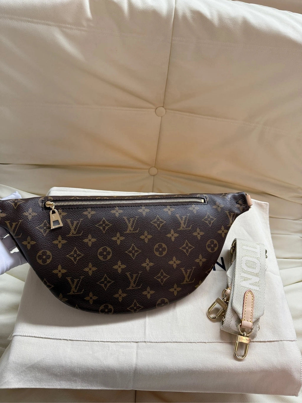 Louis Vuitton Monogram Chest Waist Bag For Women