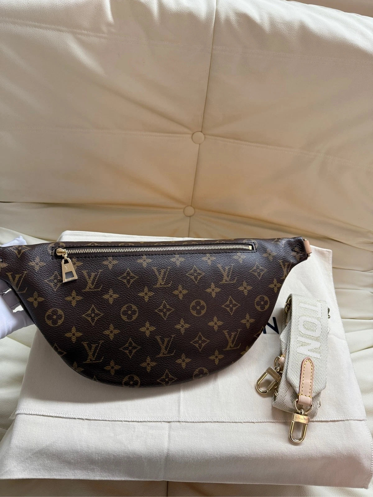 Louis Vuitton Monogram Chest Waist Bag For Women