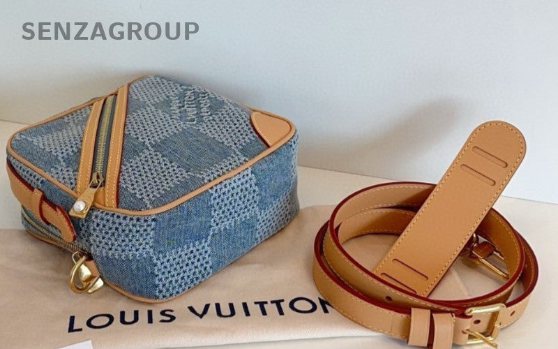 Louis Vuitton Chess 3D Damier Ebene Denim Shoulder bag Crossboy Almost Brand NEW