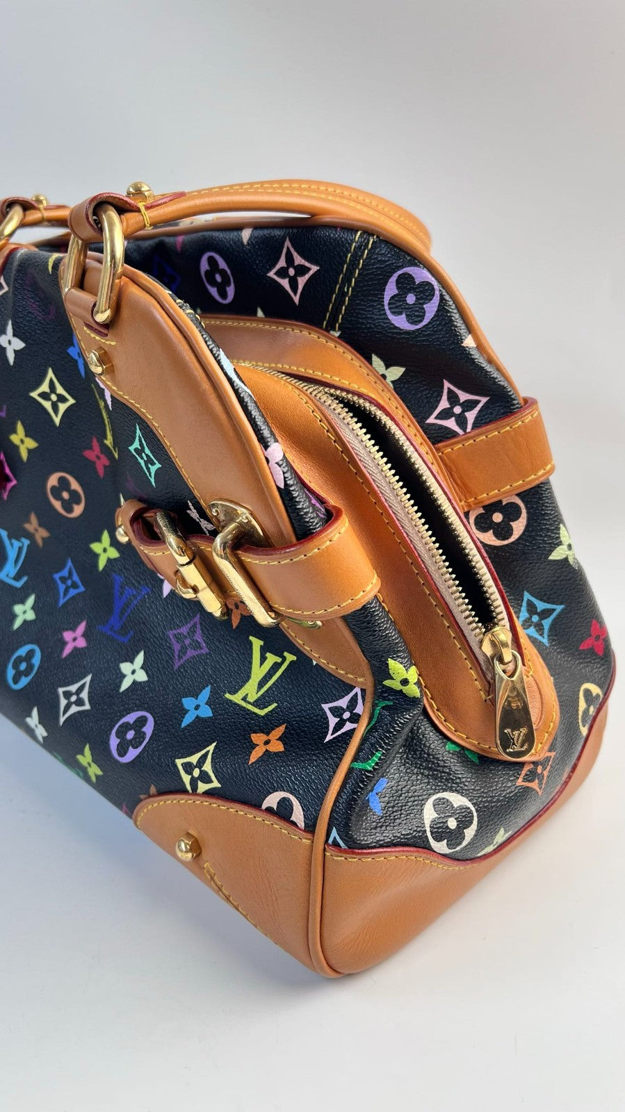 SJ0001 Monogram Multicolore Black Claudia Handbag Classic Limited Edition