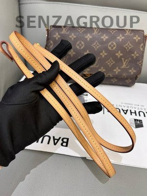 Louis Vuitton Monogram Favorite MM Chain Shoulder Crossbody Bag Brown Gold