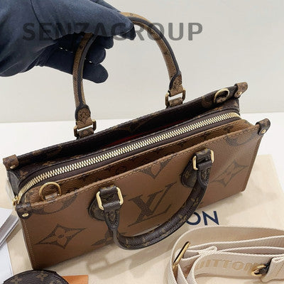 Louis Vuitton Onthego East West Tote Bag Monogram Print Women's Classic