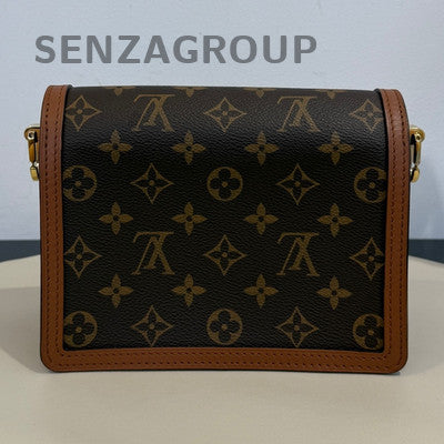Louis Vuitton Monogram Daphne Small Brown Gold Buckle Shoulder Bag