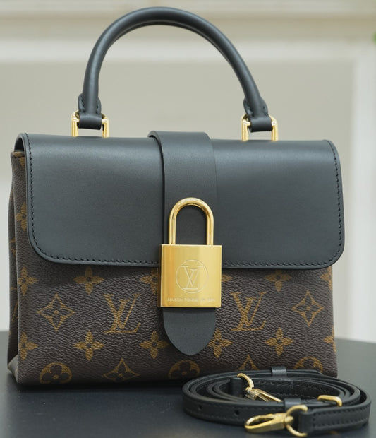 Louis Vuitton Monogram Locky BB Crossbody Handbag Chip Version Almost Brand NEW