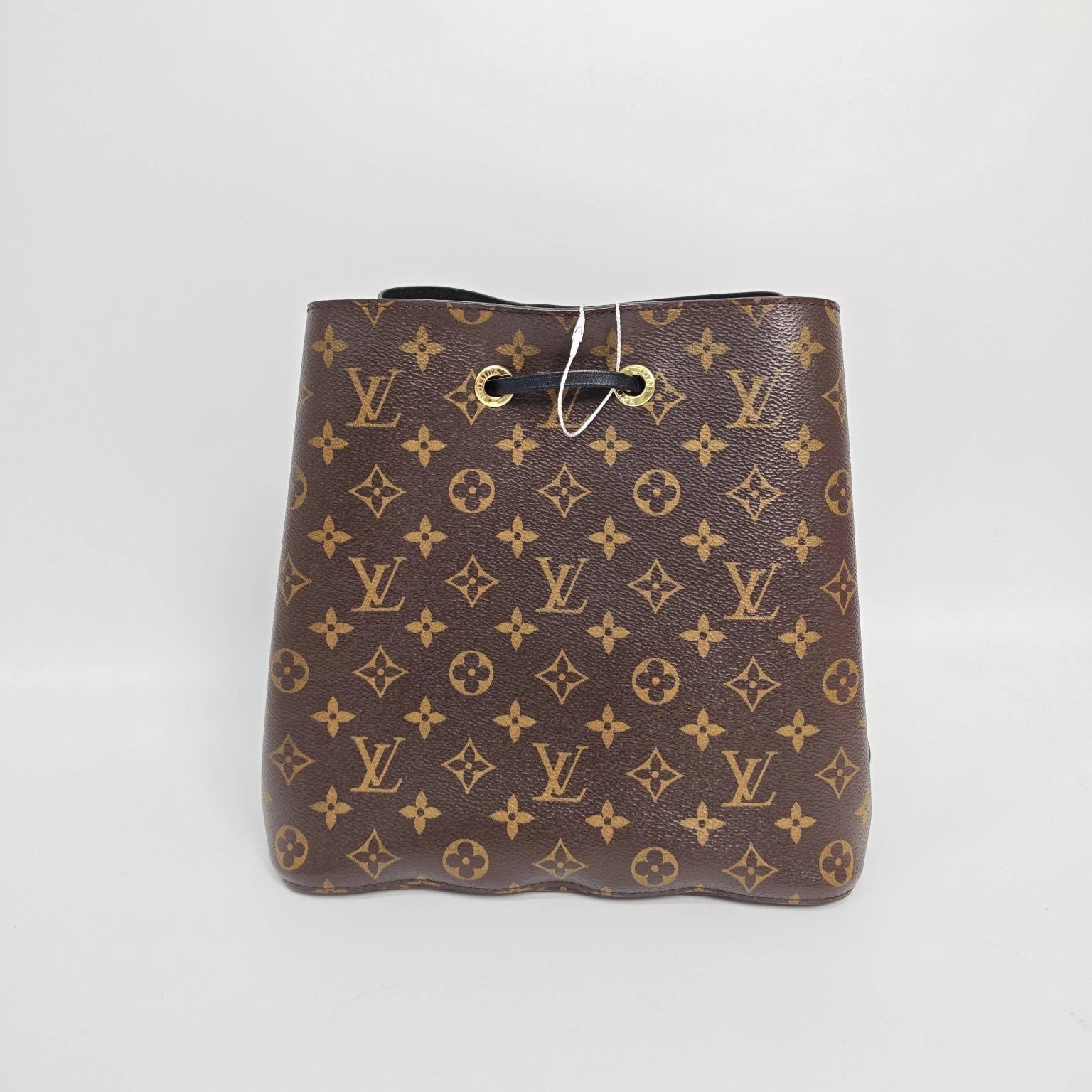 Louis Vuitton NEONOE Canvas Black Medium Bucket Bag For Women