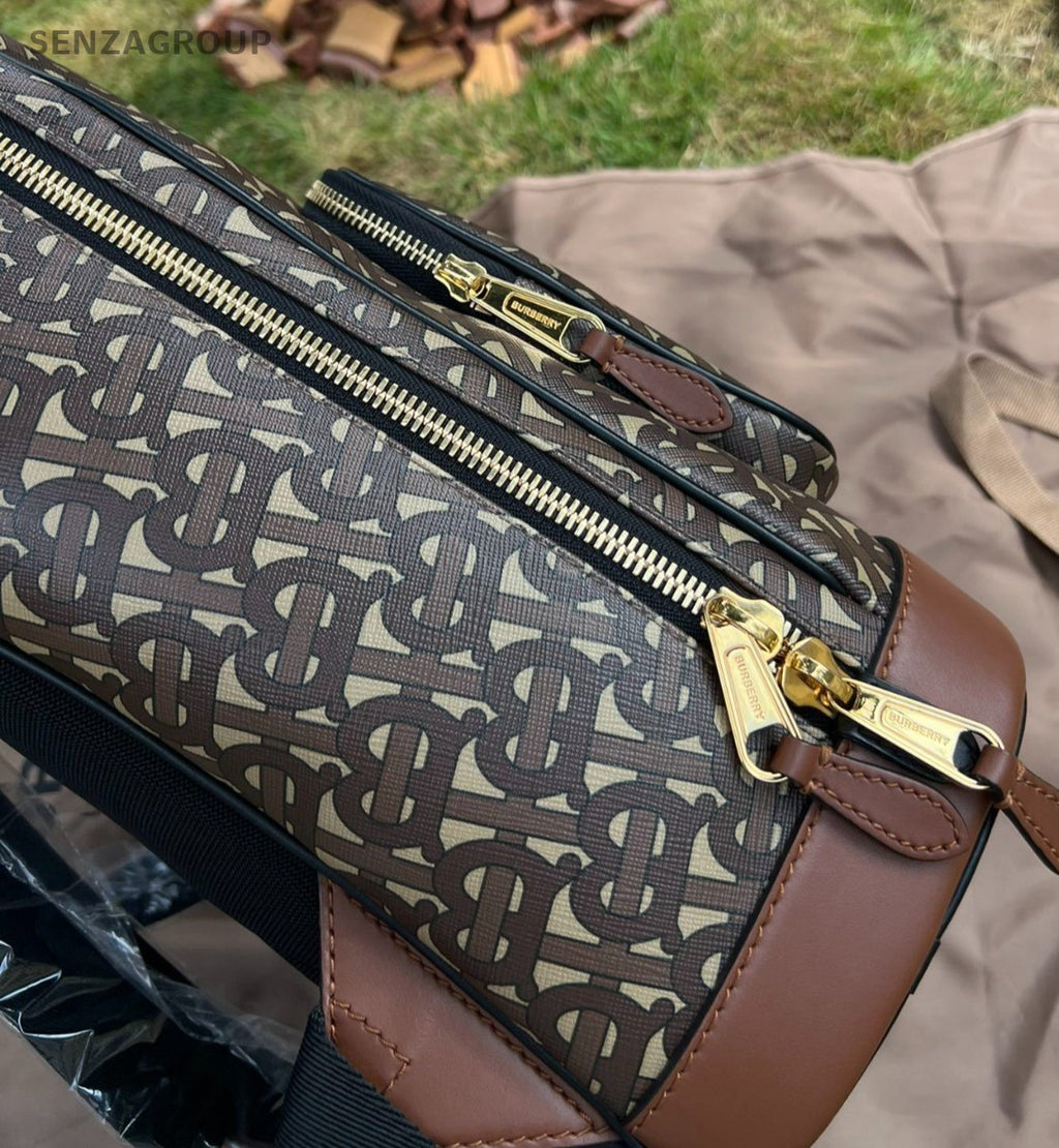 Burberry Backpack Shoulder Bag Brown Brand New Unisex Adults