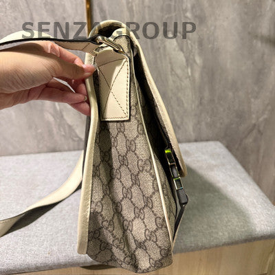 Gucci White Classic Fashion Shoulder Crossbody Bag for Women