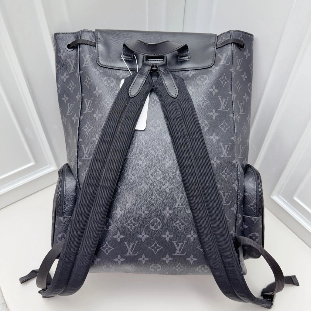 Louis Vuitton Black Monogram Eclipse Men's Backpack Classic